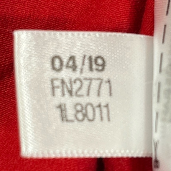 ADIDAS x Danielle Cathari Collaboration Red Long Sleeve Jersey Sz Small Blocore - Picture 6 of 10